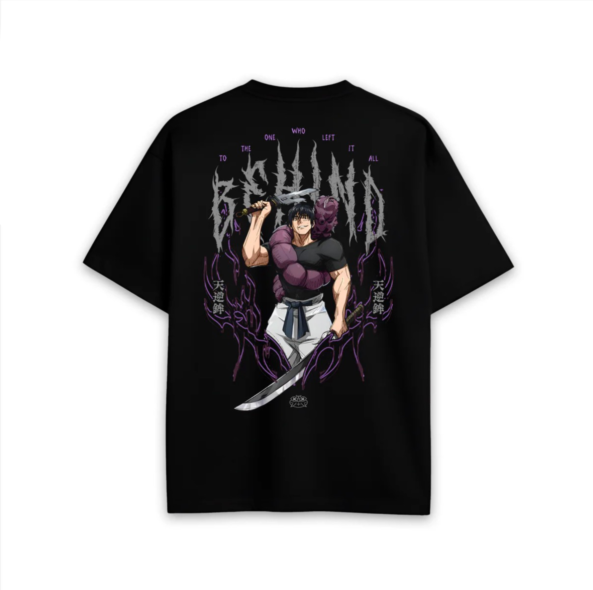 Anime-Inspired “BEHIND” T-shirt 2
