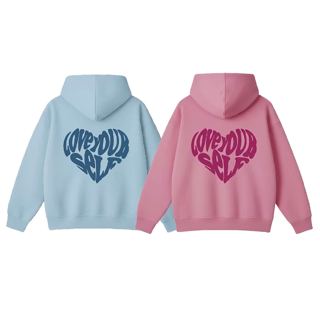 LOVE YOUR SELF COUPLES HOODIES
