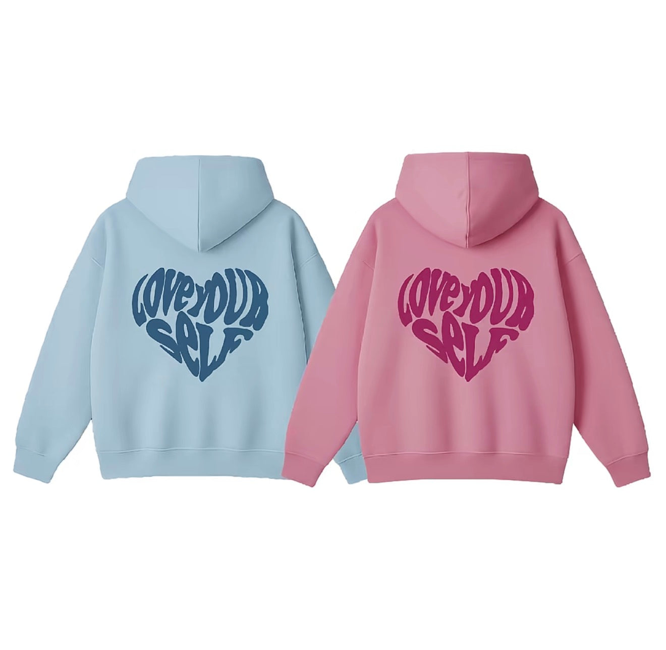 LOVE YOUR SELF COUPLES HOODIES