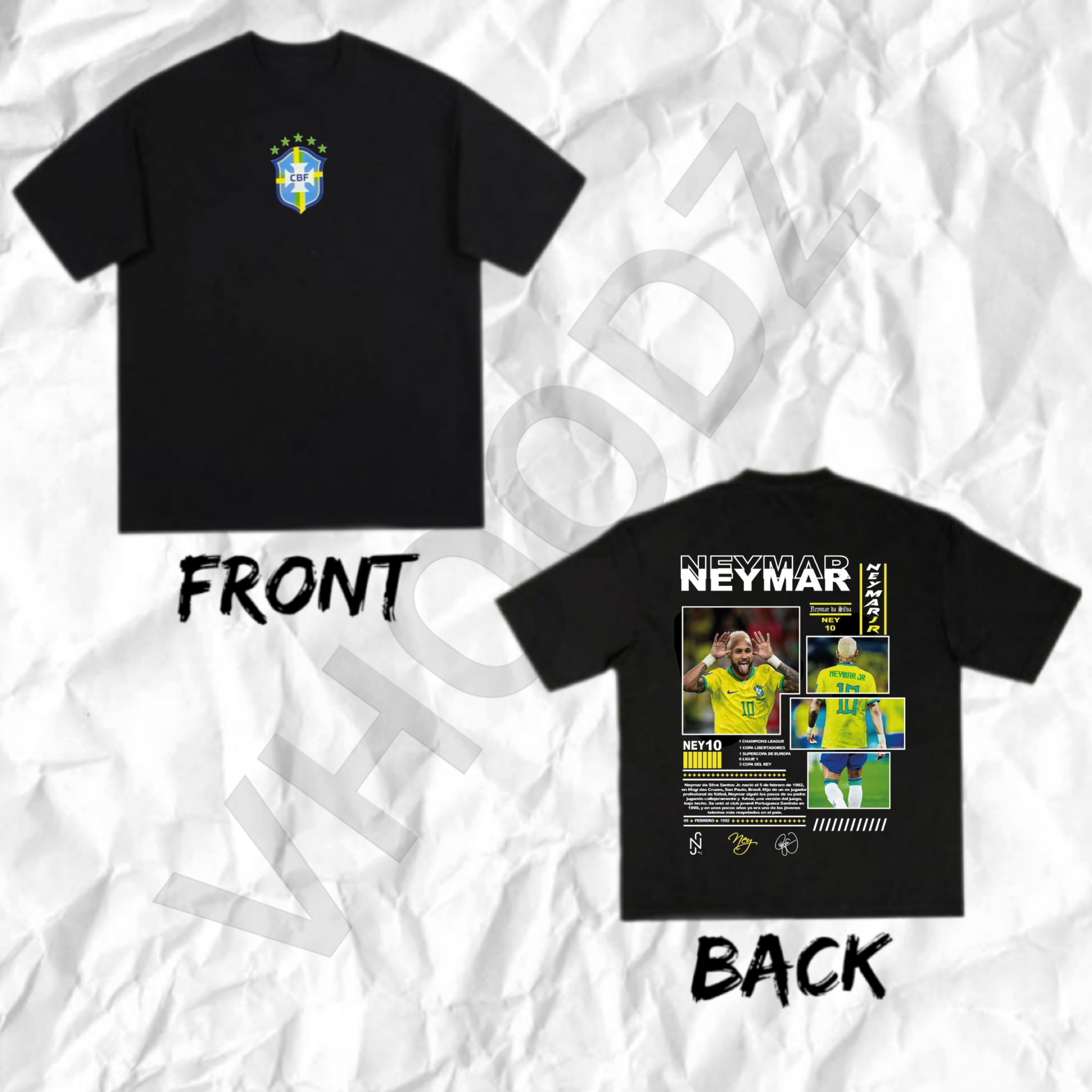 Neymar Brazil T-shirt 3