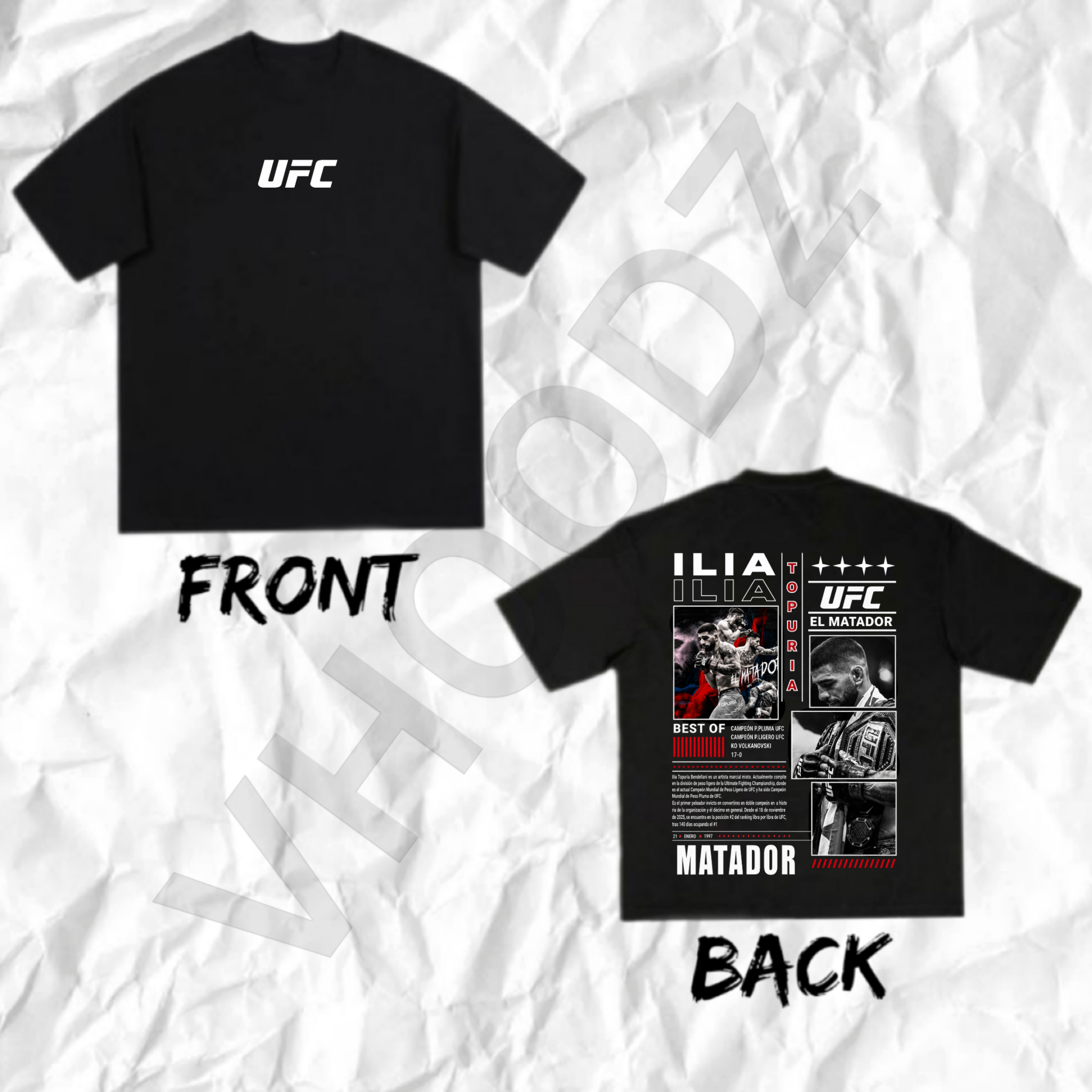 Ilia Topuria T-shirt